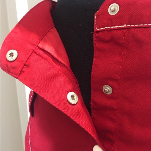 H&M Pin-tuck stitched Red Skirt - Picture 2 of 6